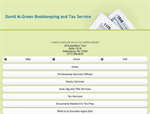 Tablet Screenshot of dmgbookkeepingandtaxservice.com